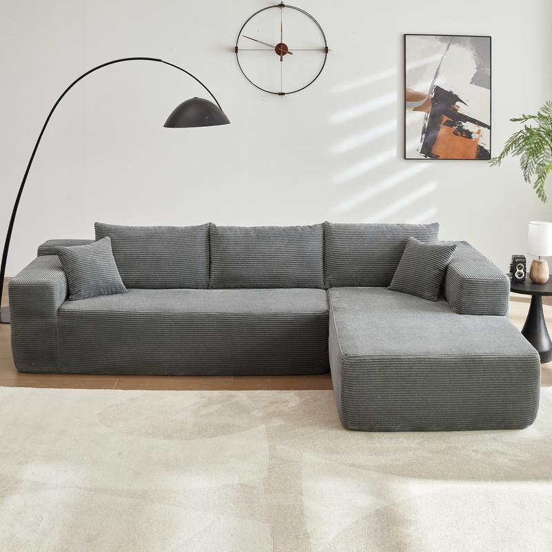Boneless Corduroy Couch