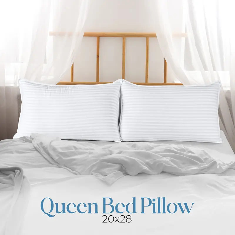 Hotel Quality Gusseted Pillows for Back
