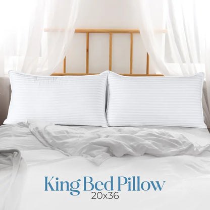 Hotel Quality Gusseted Pillows for Back