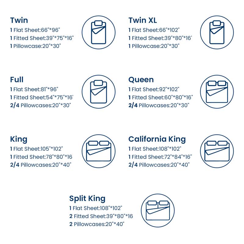 Bamboo Cooling Sheet Set kuyami